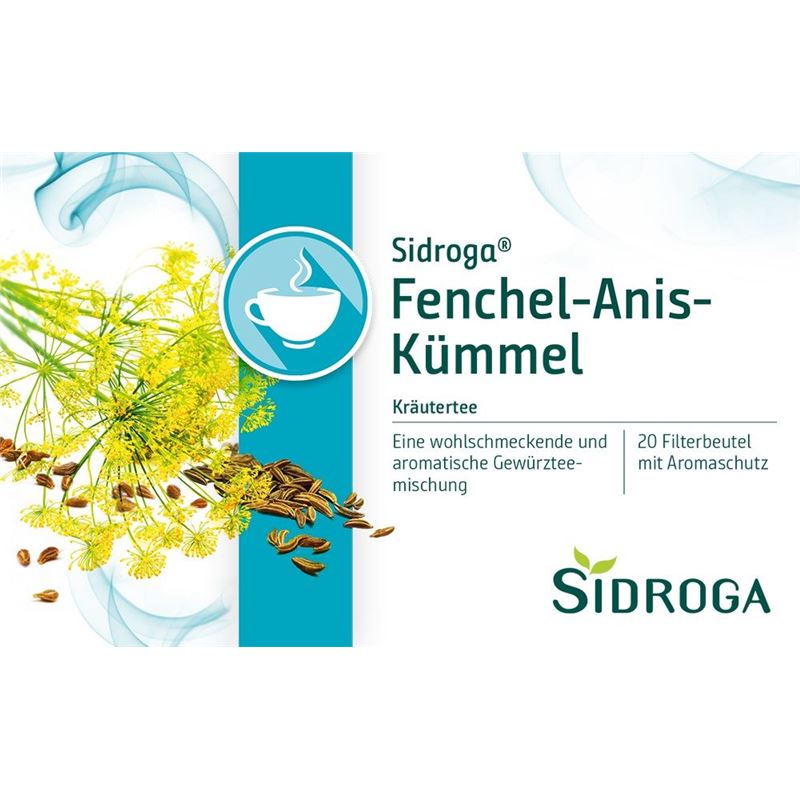 SIDROGA Fenchel Anis Kümmel 20 Btl 2 g