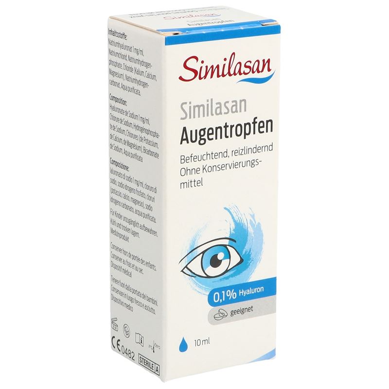 SIMILASAN Augentropfen 0.1 % Hyaluron 10 ml