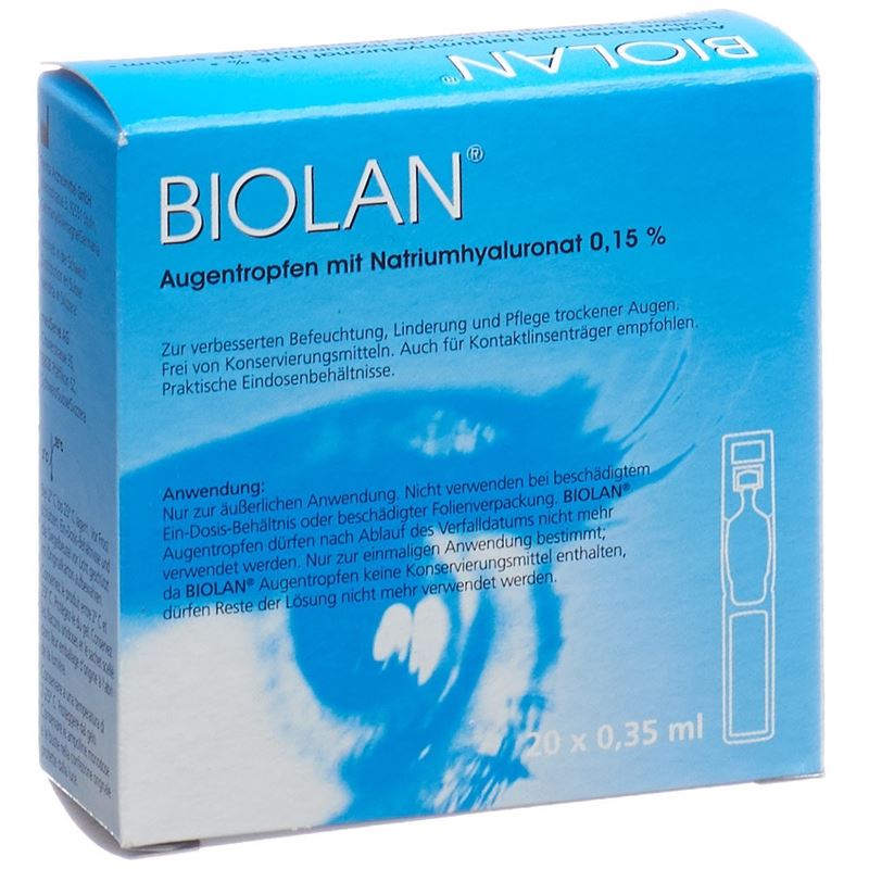 BIOLAN Gtt Opht 20 Monodos 0.35 ml