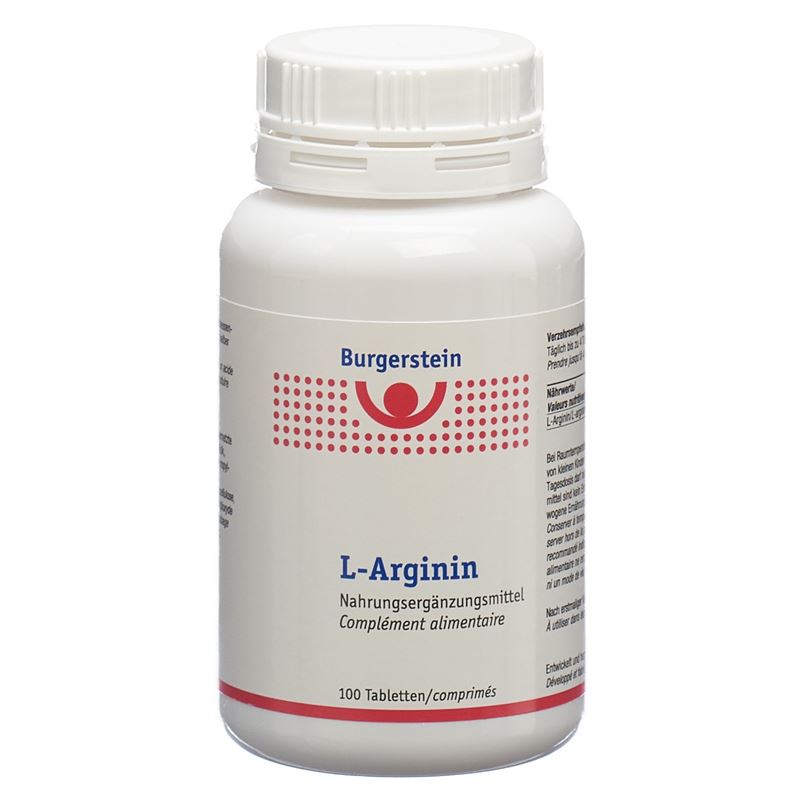 BURGERSTEIN L-Arginin Tabl 100 Stk