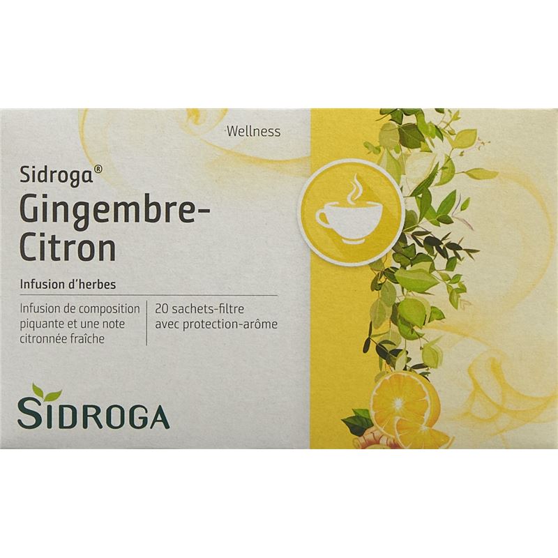 SIDROGA Ingwer-Zitrone Btl 20 Stk