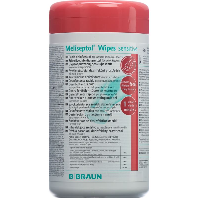 MELISEPTOL Wipes sensitive Dose West