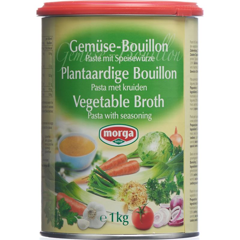 MORGA Gemüse Bouillon Paste mit Speisewürze 1 kg