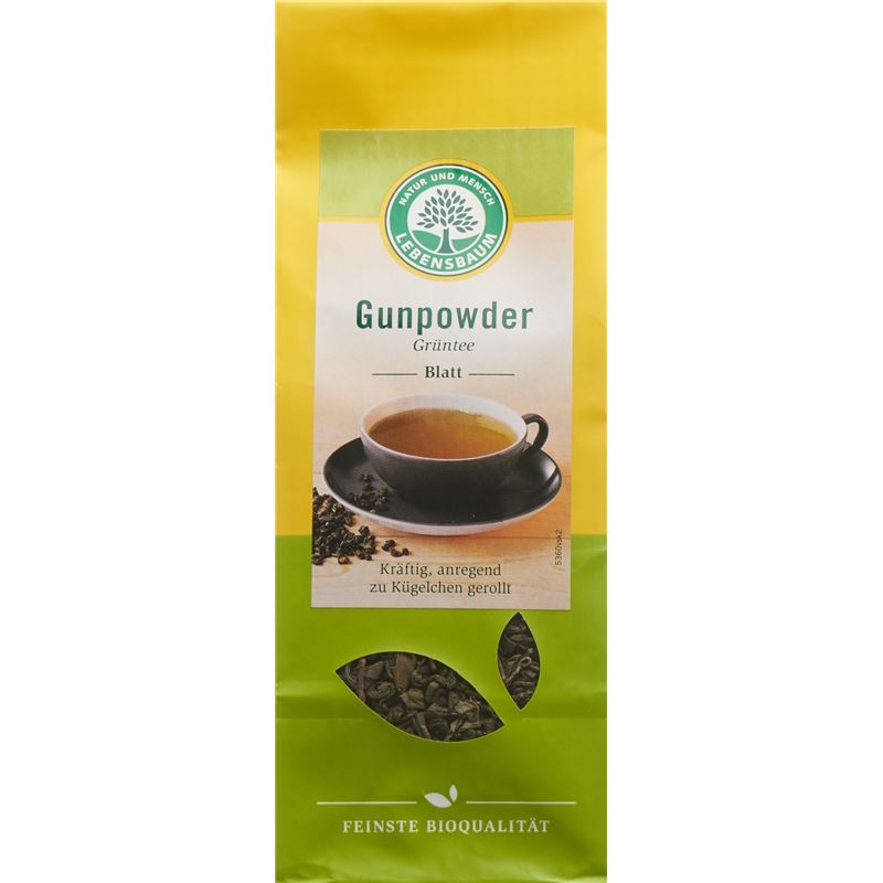LEBENSBAUM Grüntee Gunpowd China Btl 100 g