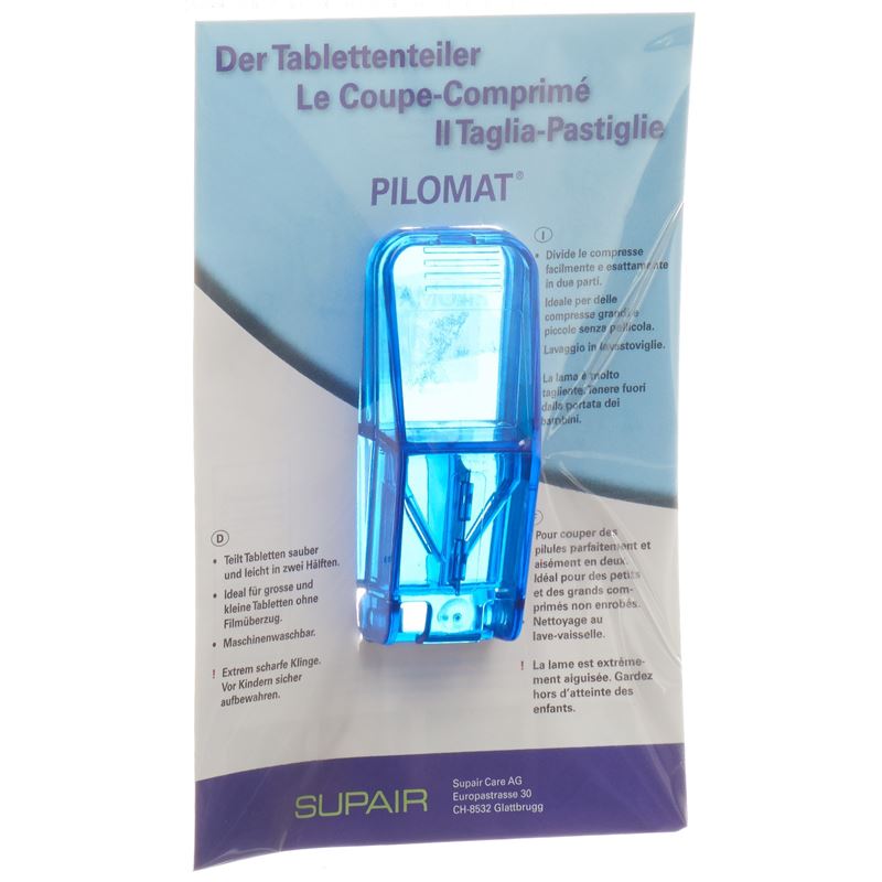PILOMAT Tablettenteiler blau