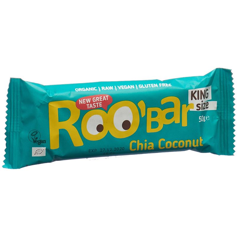 ROOBAR Rohkostriegel Chia-Kokosnuss 50 g