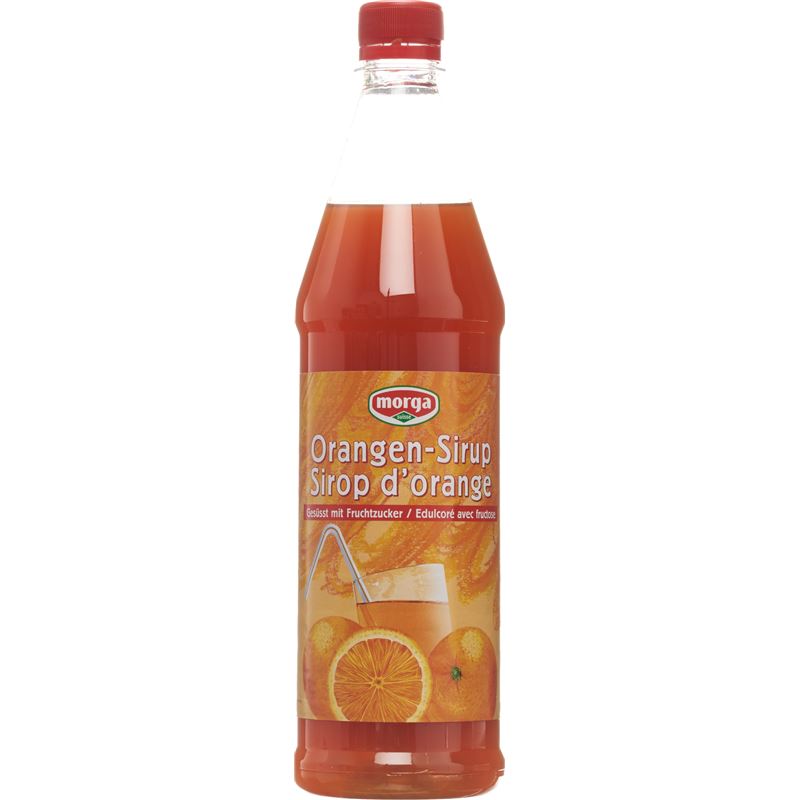 MORGA Orangen Sirup m Fruchtzucke Petfl 7.5 dl