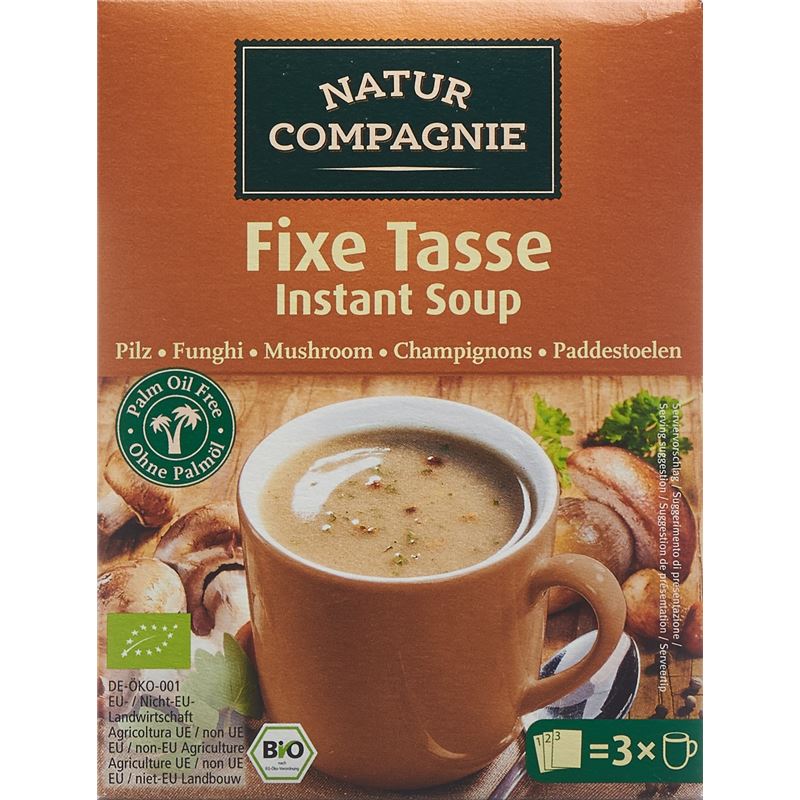 NATUR COMPAGNIE Instant Suppe Pilz Bio 60 g