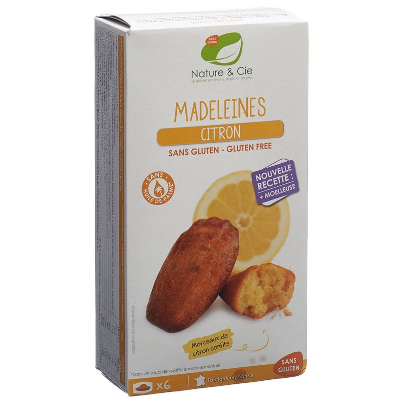 NATURE&CIE Madeleines Zitrone glutenfrei 6 x 25 g