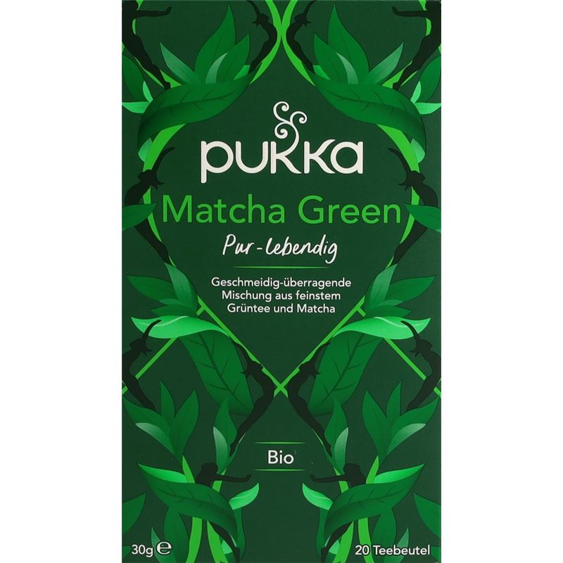 PUKKA Matcha Green Tee Bio Btl 20 Stk