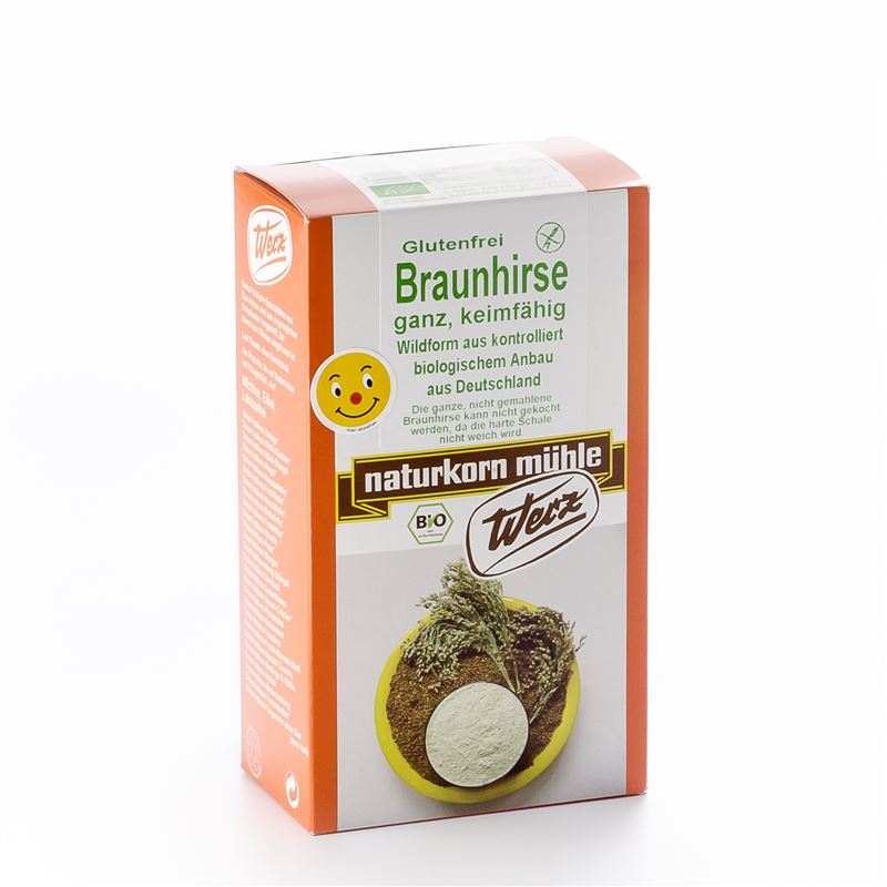 WERZ Braunhirse ganz keimfähig Bio 500 g