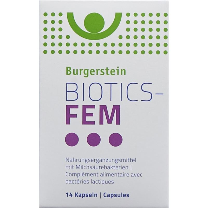 BURGERSTEIN Biotics-FEM Kaps 14 Stk