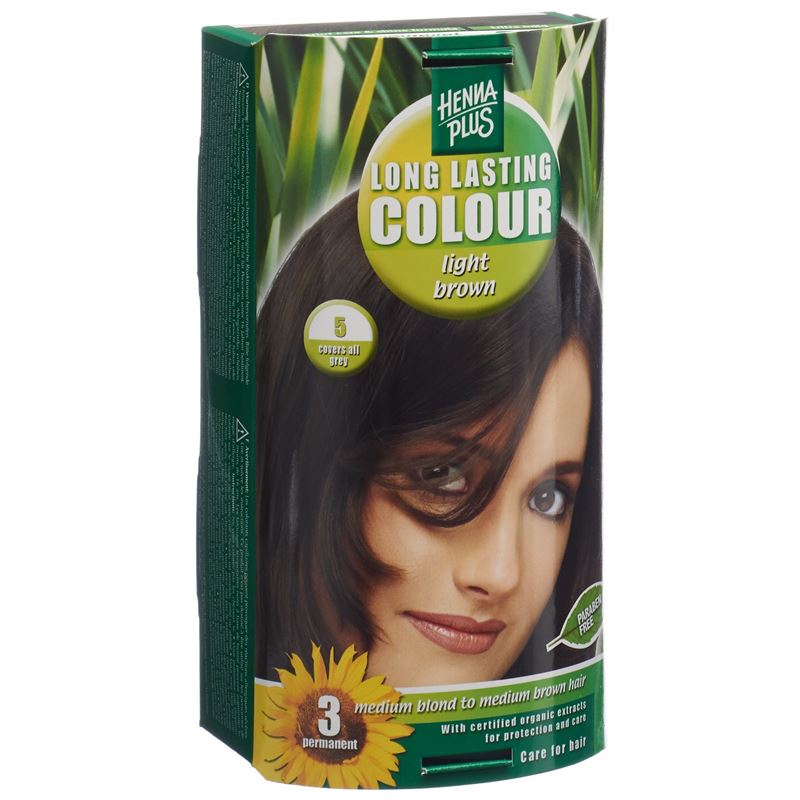 HENNA PLUS Long Last Colour 5 hellbraun