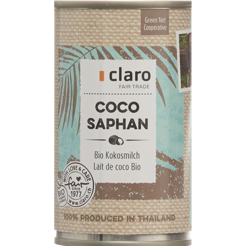 CLARO Coco Saphan Kokosmilch Bio Ds 160 ml