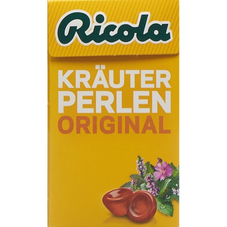 RICOLA Kräuter Perlen Original Bonbon oZ Box 25 g