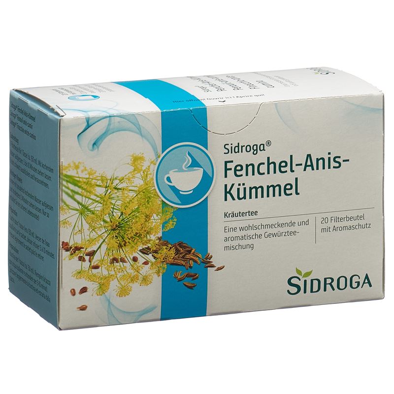 SIDROGA Fenchel Anis Kümmel 20 Btl 2 g