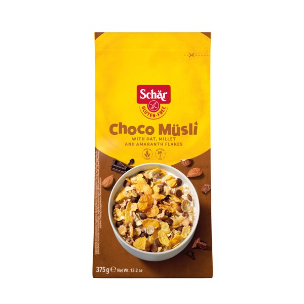 SCHÄR Choco Müesli glutenfrei Btl 375 g
