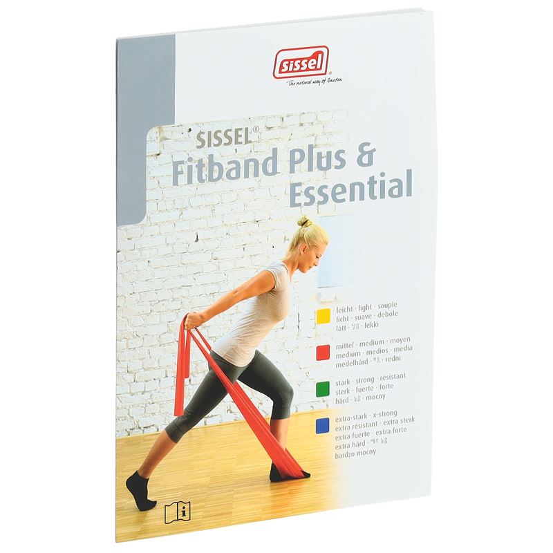 SISSEL Fitband 7.5cmx2m rot mittel