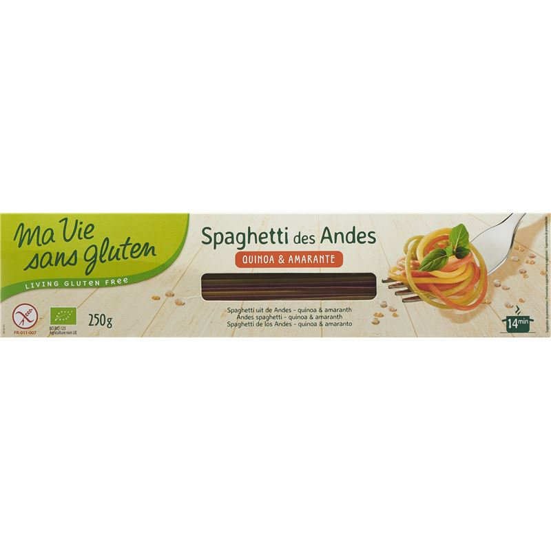 MA VIE S GLUT Spaghetti der Anden tricolore 250 g