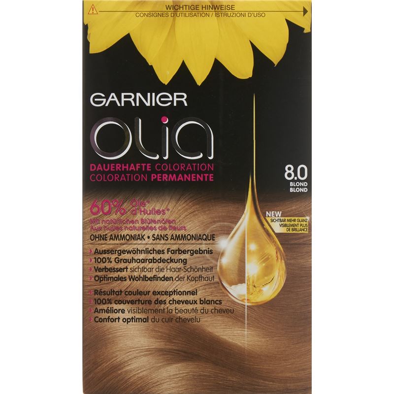 OLIA Haarfarbe 8.0 Blond