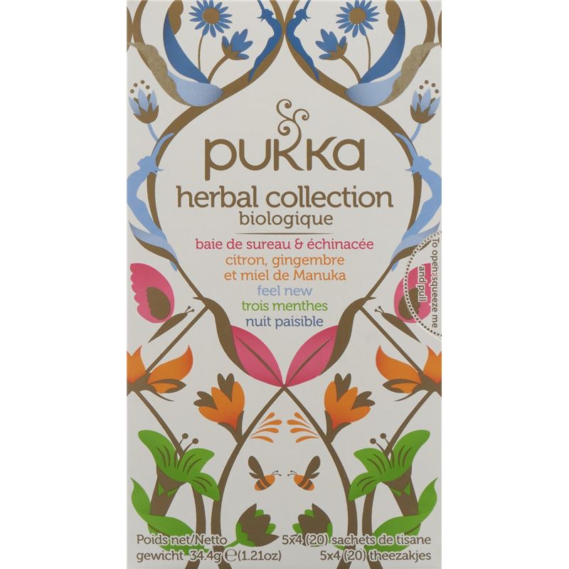 PUKKA Herbal Collection Thé Bio FE Btl 20 Stk