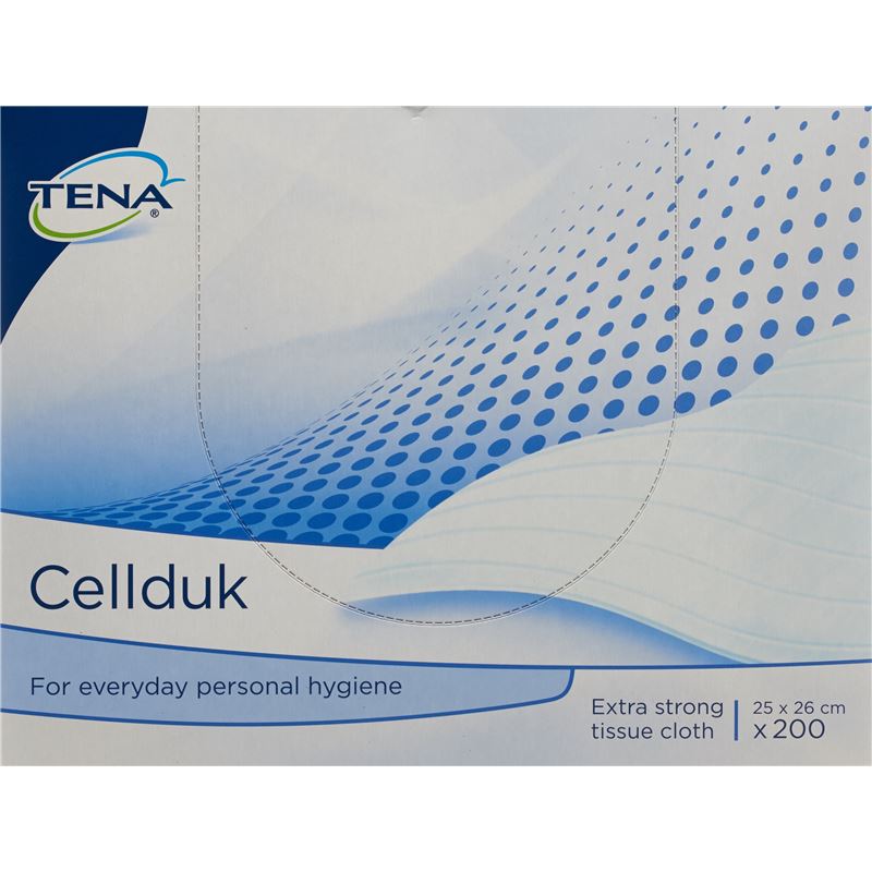 TENA Cellduk 25x26cm 200 Stk