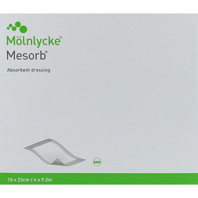MESORB Absorbier Saugverband 10x23cm steril 50 Stk
