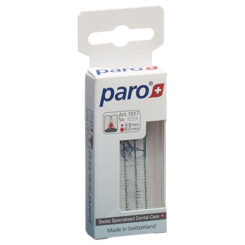 PARO ISOLA LONG 8mm medium grün zyl 5 Stk