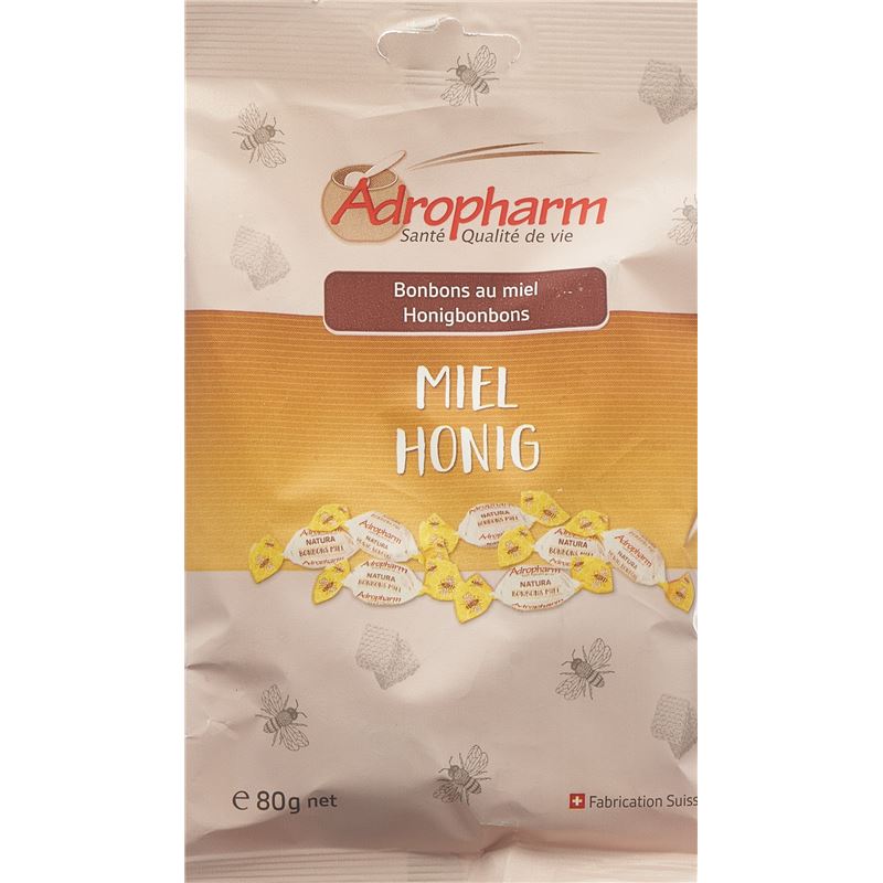 ADROPHARM Honig Bonbons flüssig Btl 80 g