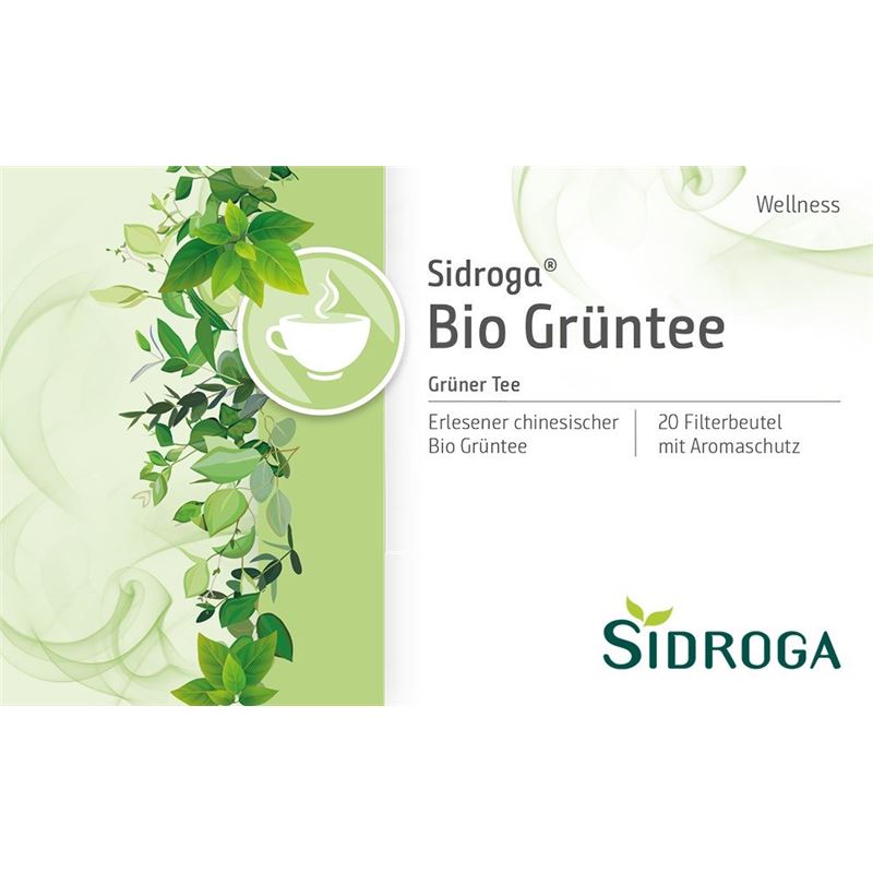 SIDROGA Bio Grüntee Btl 20 Stk