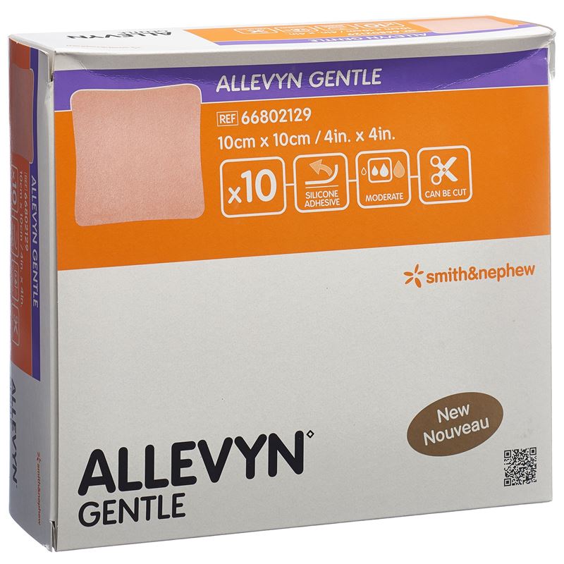 ALLEVYN GENTLE Wundverband 10x10cm 10 Stk