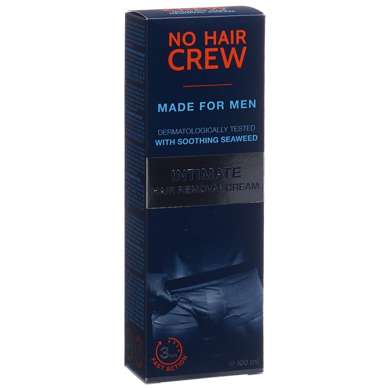 NO HAIR CREW Enthaarungscreme Intim Männer 100 ml