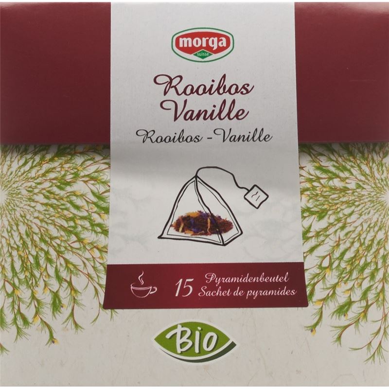 MORGA Rooibostee Vanille Pyramide Bio 15 Stk
