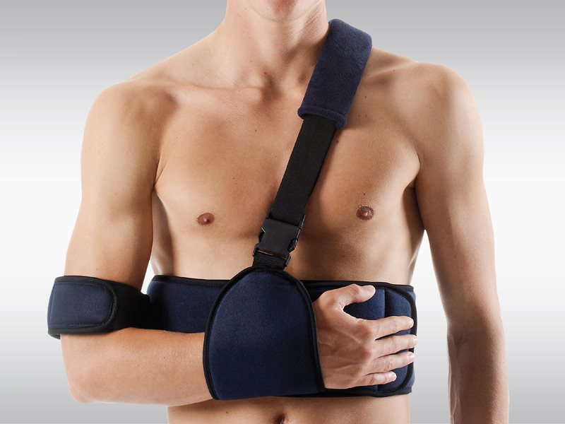 OMNIMED Ortho Omo Deluxe Schulterfix blau