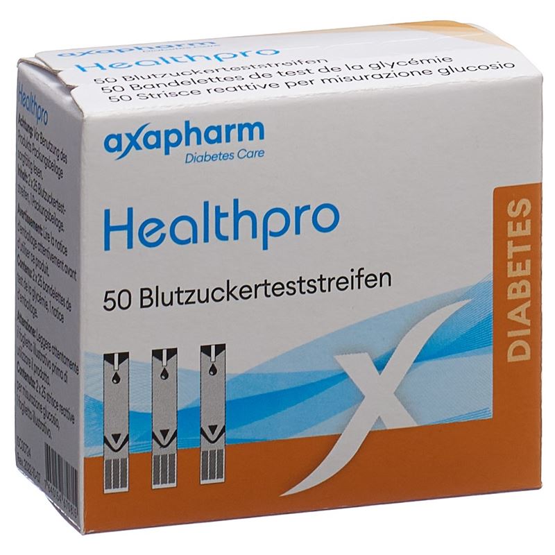 HEALTHPRO Blutzucker-Teststreifen 50 Stk