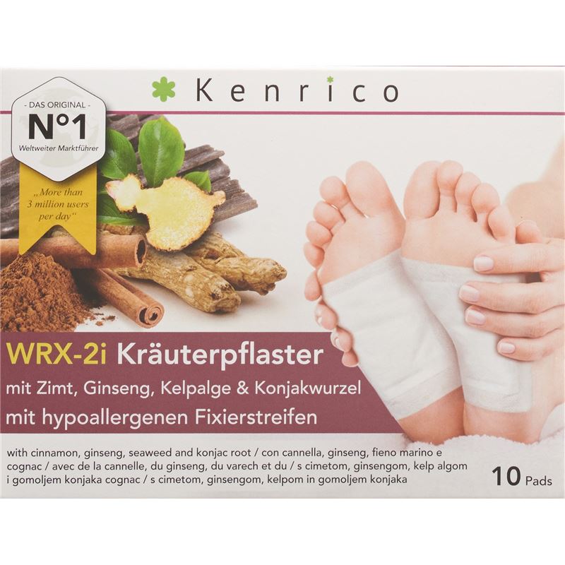 KENRICO Kräuterpflaster Zimt Gins Kelp Konj 10 Stk