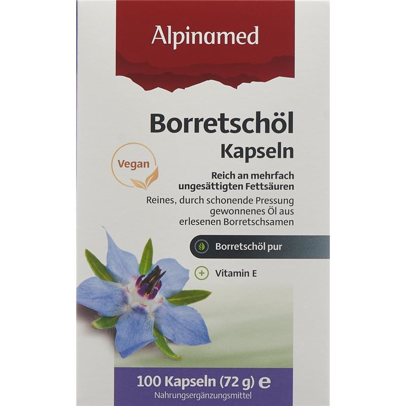 ALPINAMED Borretschöl Kaps 100 Stk