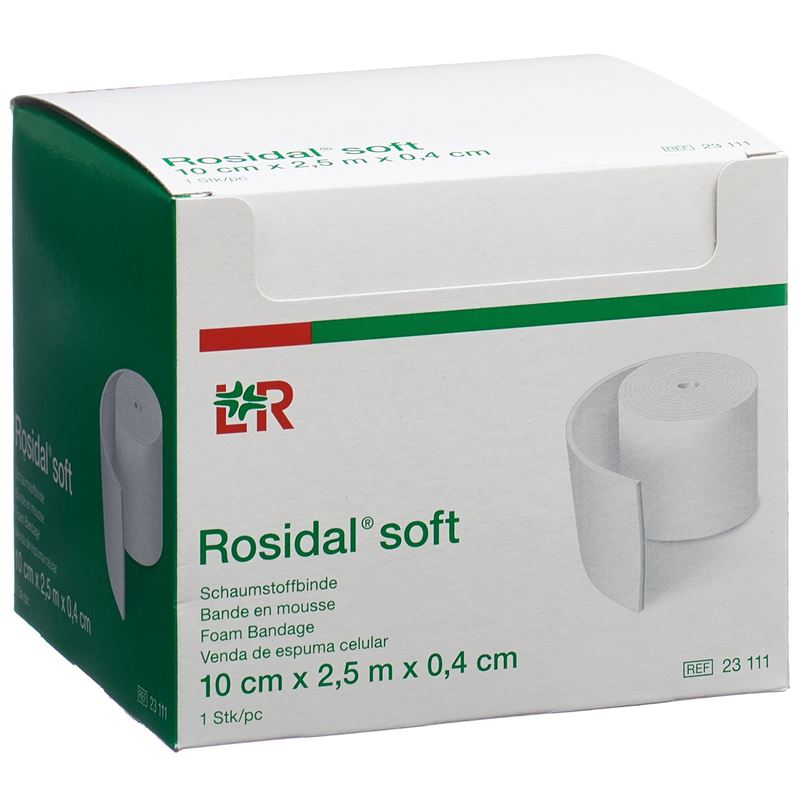 ROSIDAL soft Schaumstoffbinde 2.5mx10cmx0.4cm
