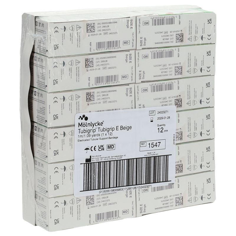 TUBIGRIP Schlauchbandage E 1mx8.75cm beige