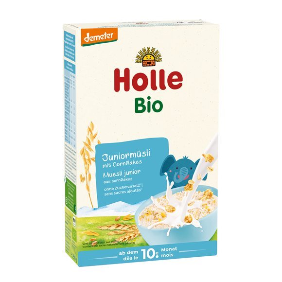 HOLLE Bio-Juniormüsli Mehrkorn mit Cornflake 250 g