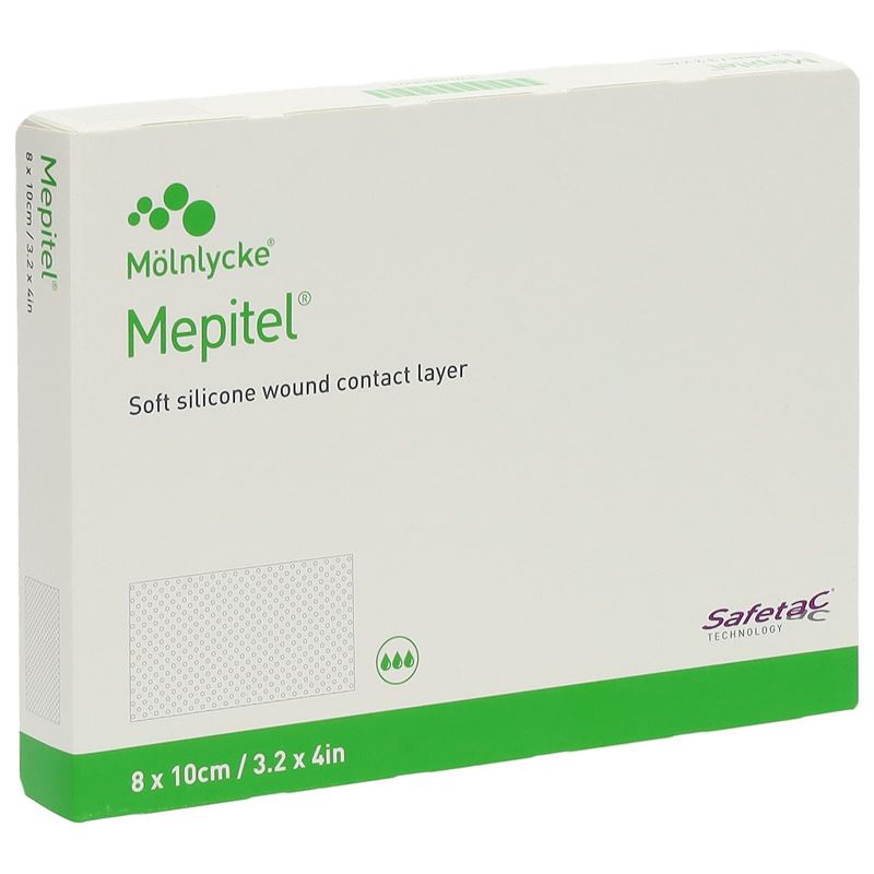 MEPITEL Wundauflage 8x10cm Silik 5 Stk