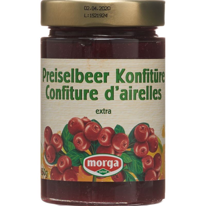 MORGA Konfitüre Preiselbeeren 350 g