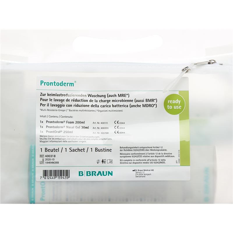 PRONTODERM Zur keimlastreduzierend Waschung