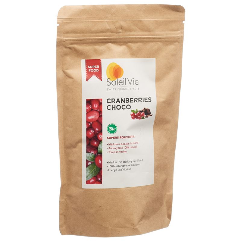 SOLEIL VIE Cranberries Choco Bio 110 g