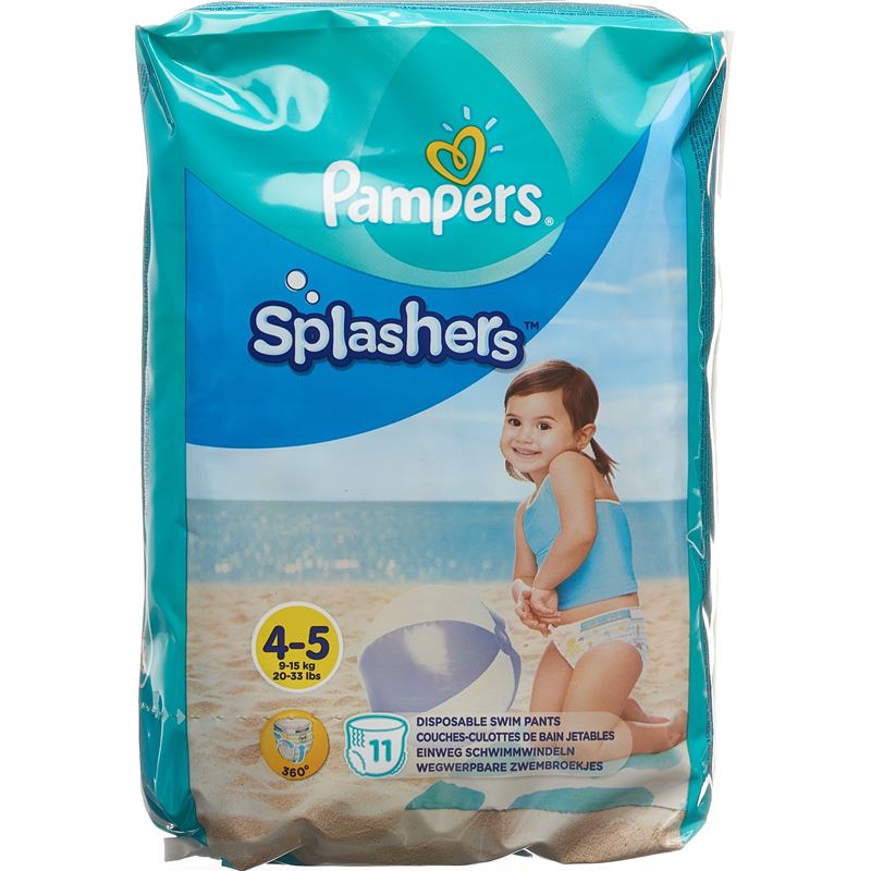PAMPERS Splashers Gr4-5 Tragepack 11 Stk