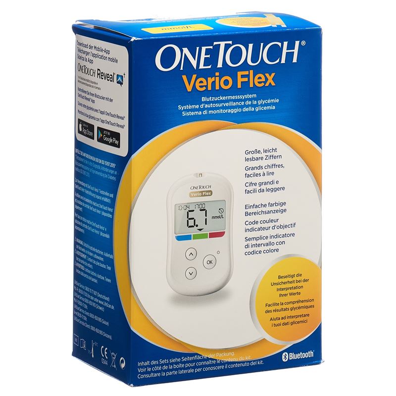 ONE TOUCH VERIO FLEX Blutzuckermesssyst Set mmol/L