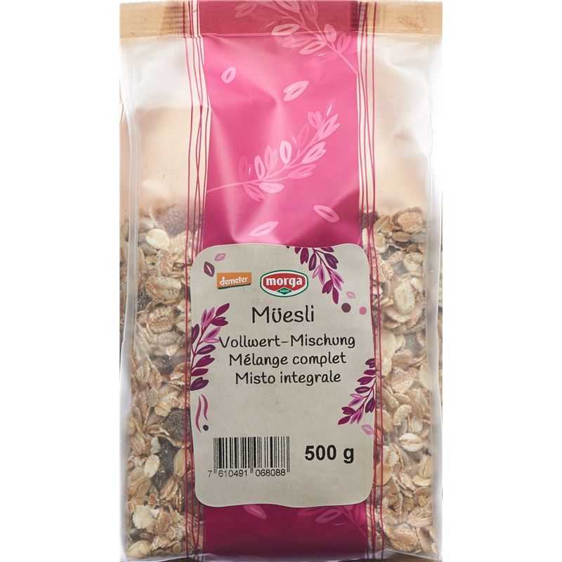 MORGA Müesli Vollwert-Mischung Knospe Btl 500 g
