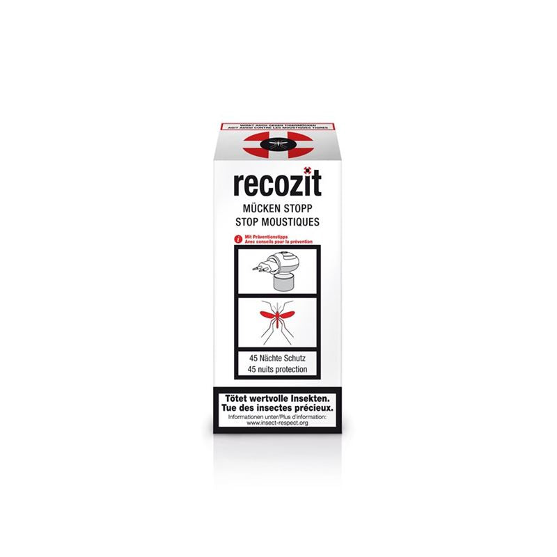 RECOZIT Mücken Stopp Stecker mit Flüssigkeit