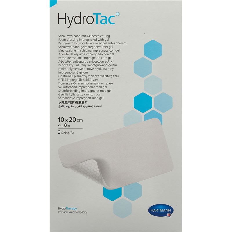 HYDROTAC Wundverband 10x20cm steril 3 Stk