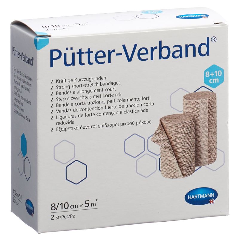 PÜTTER Verband 8/10cmx5m 2 Stk